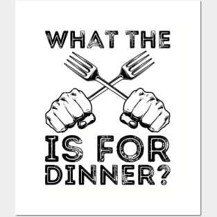 what the fork is for dinner Posters and Art